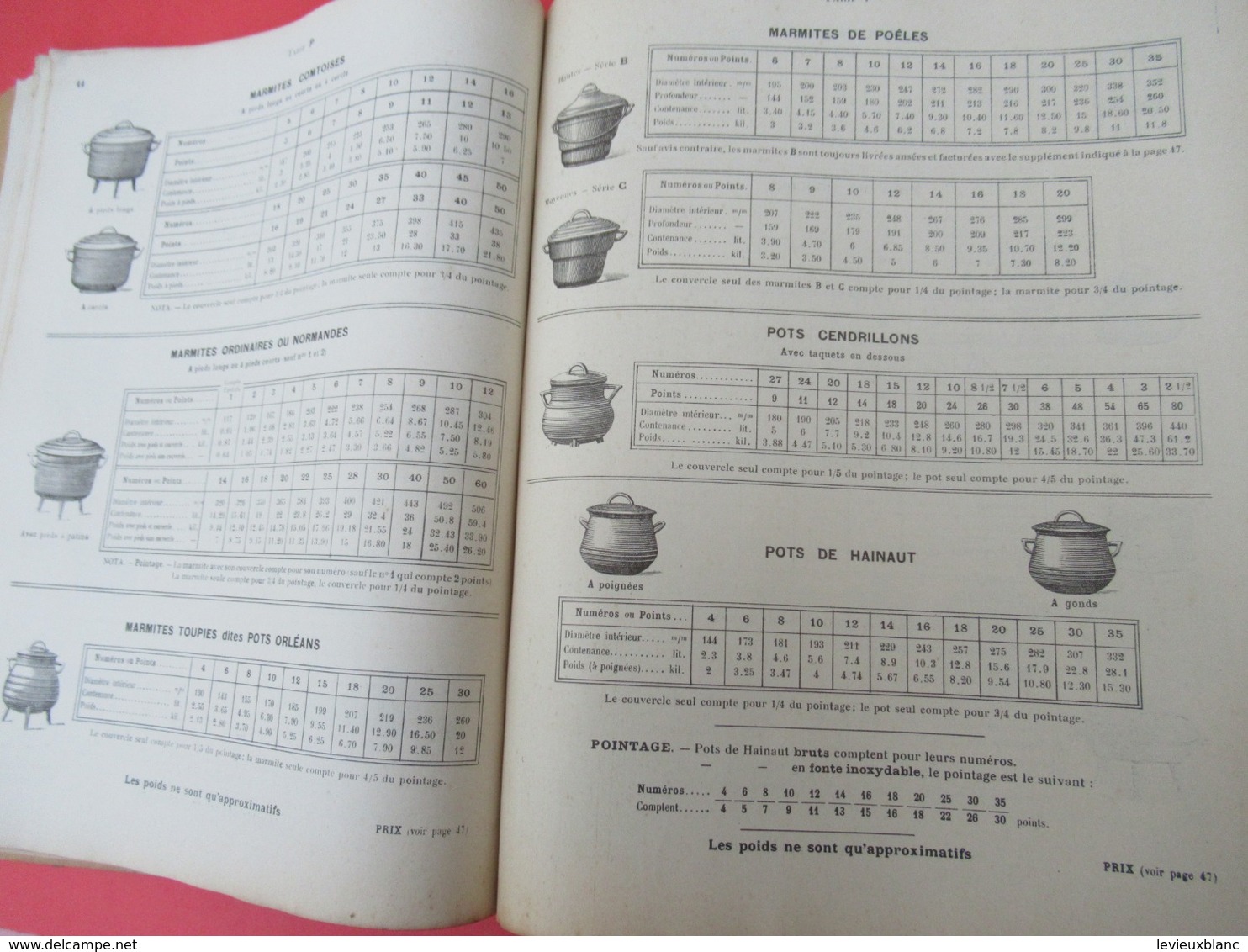 Catalogue- Tarif/Objets divers de Fonderie / FONDERIES de ROSIERES / BOURGES/ Cher /  1937   CAT260