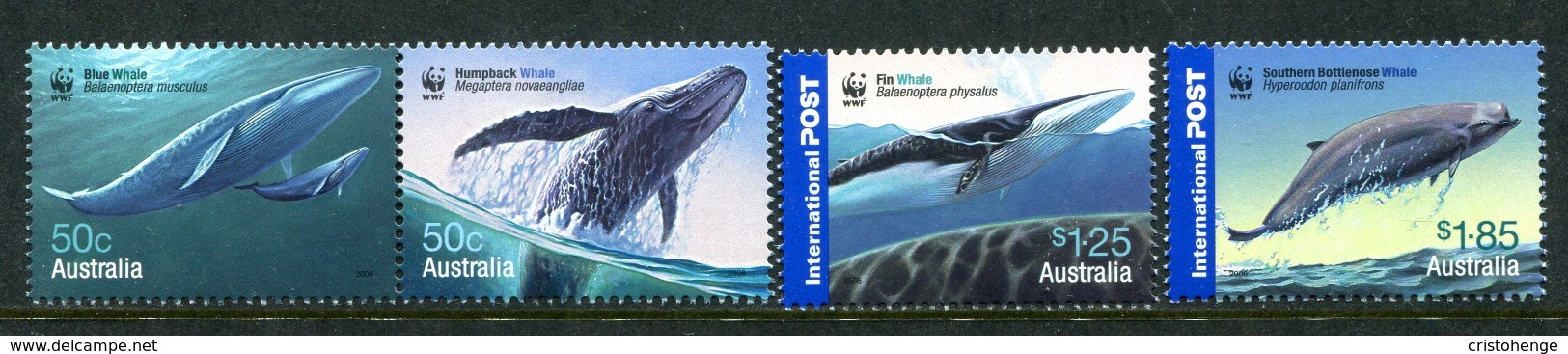 Australia 2006 Whales Set MNH (SG 2659-2662) - Neufs