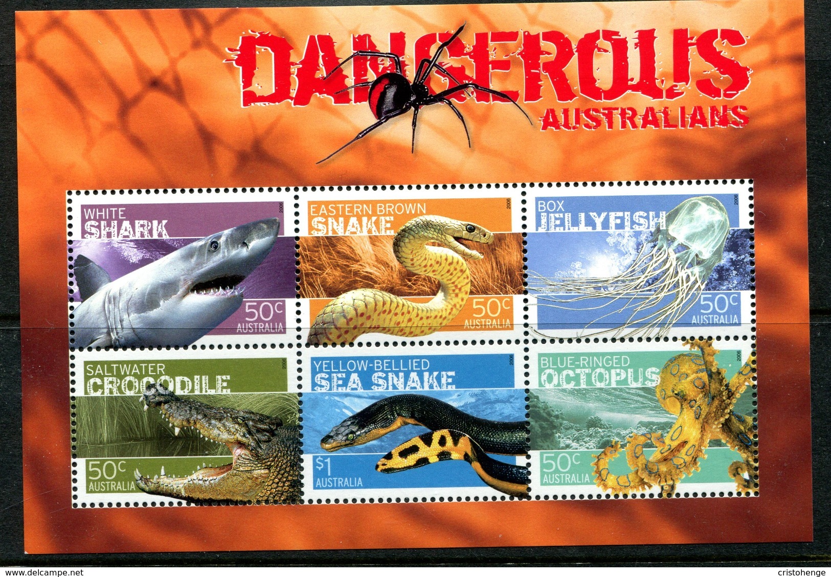 Australia 2006 Dangerous Australians MS MNH (SG MS2709) - Neufs