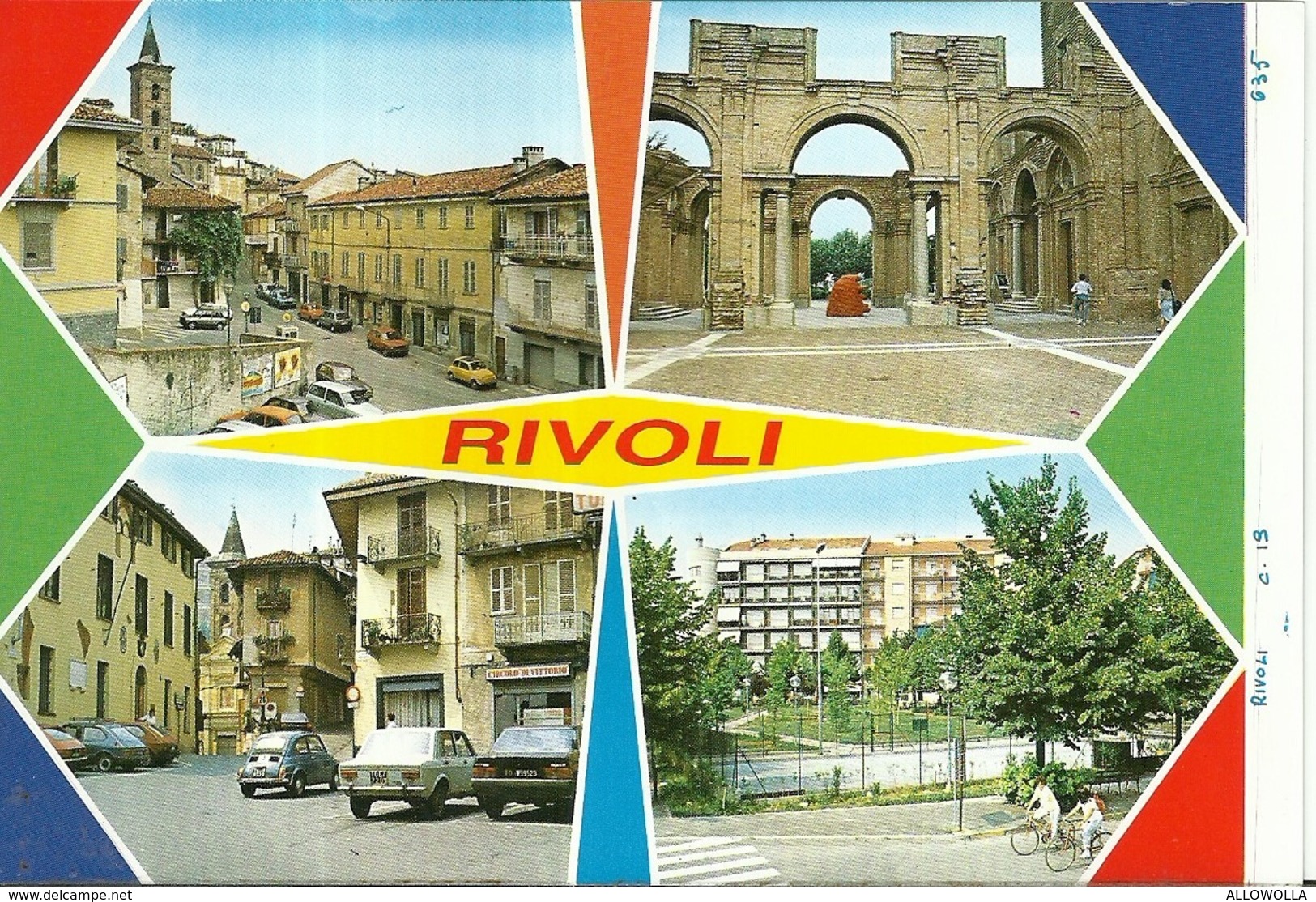 5124 " RIVOLI-4 VEDUTE"-PROVA DI STAMPA DELL'EDITORE " ORIG. - Rivoli