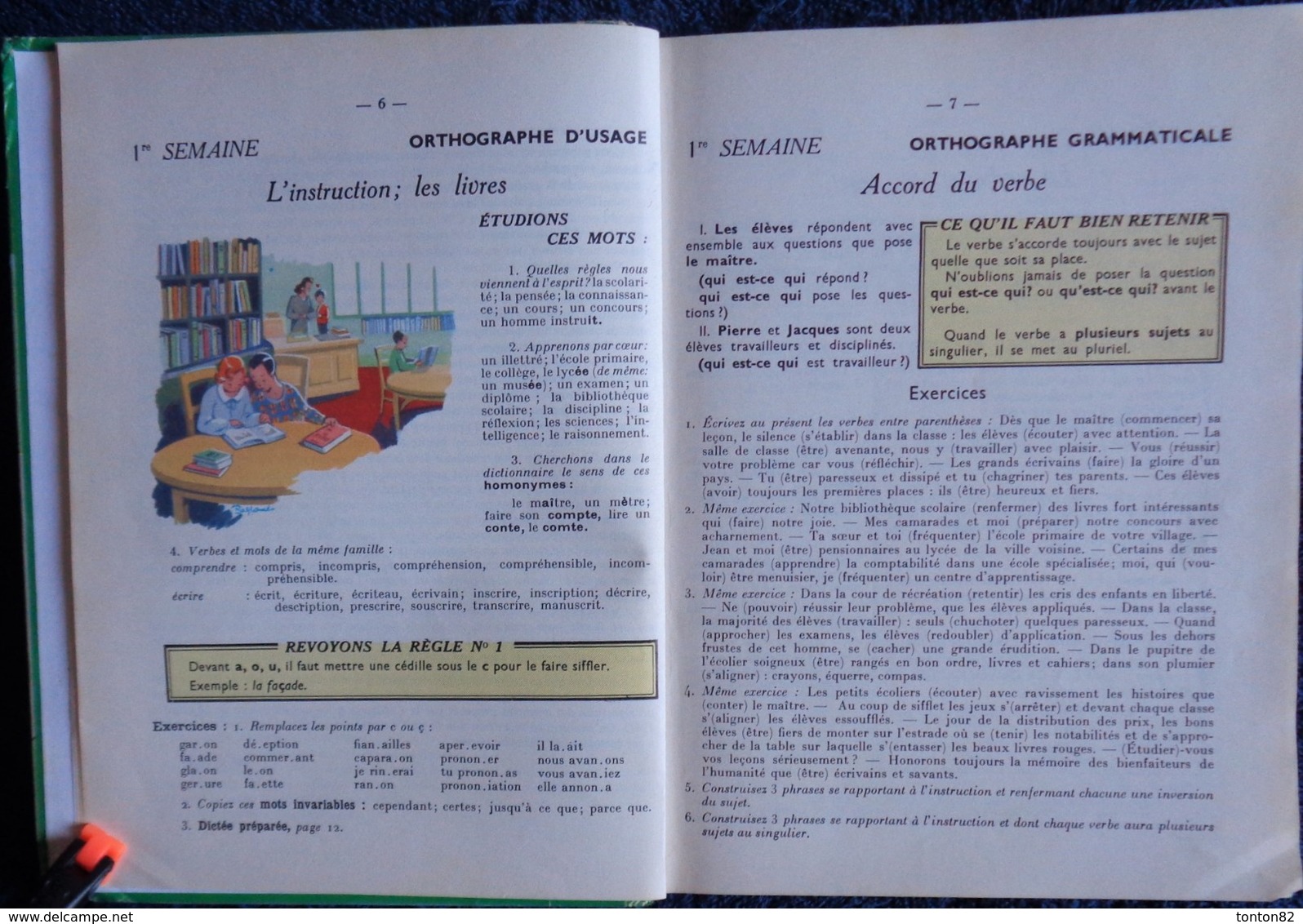 Berthou / Gremaux / Voegelé - Grammaire, Conjugaison, Orthographe -- Librairie Classique EUGÈNE BELIN - ( 1980 ) . - 6-12 Ans