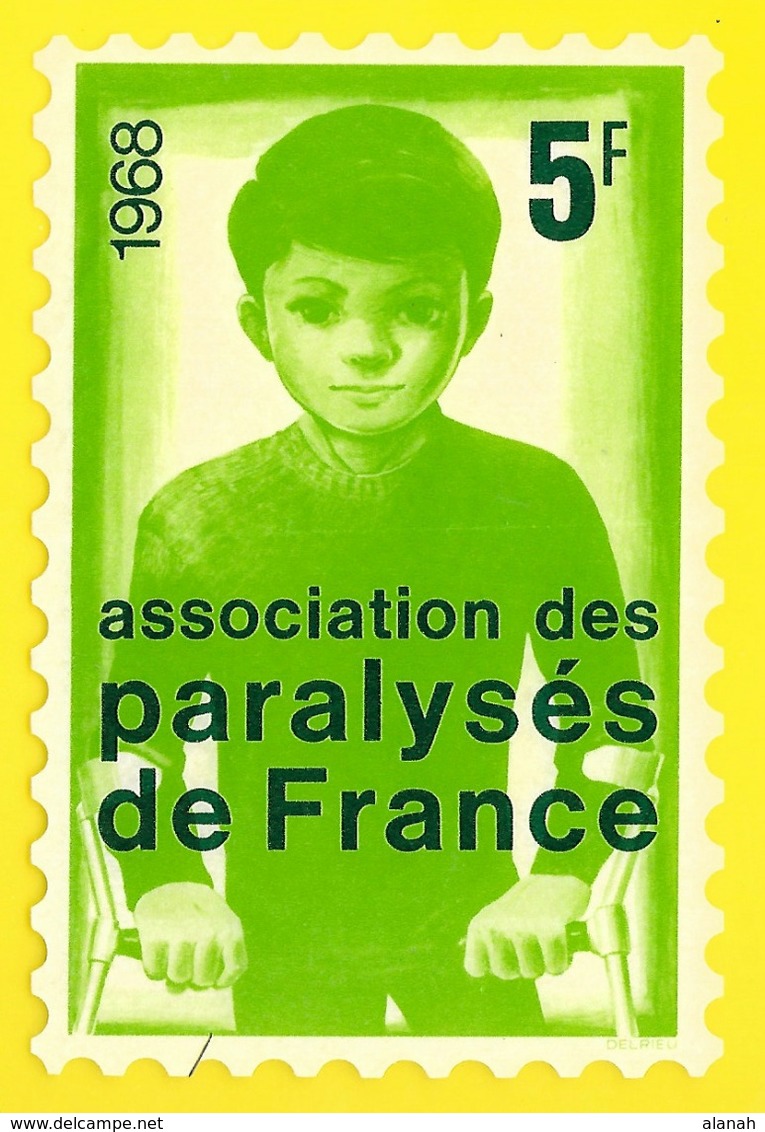 Assoc. Des Paralysés De France 1968 5f - Autres & Non Classés