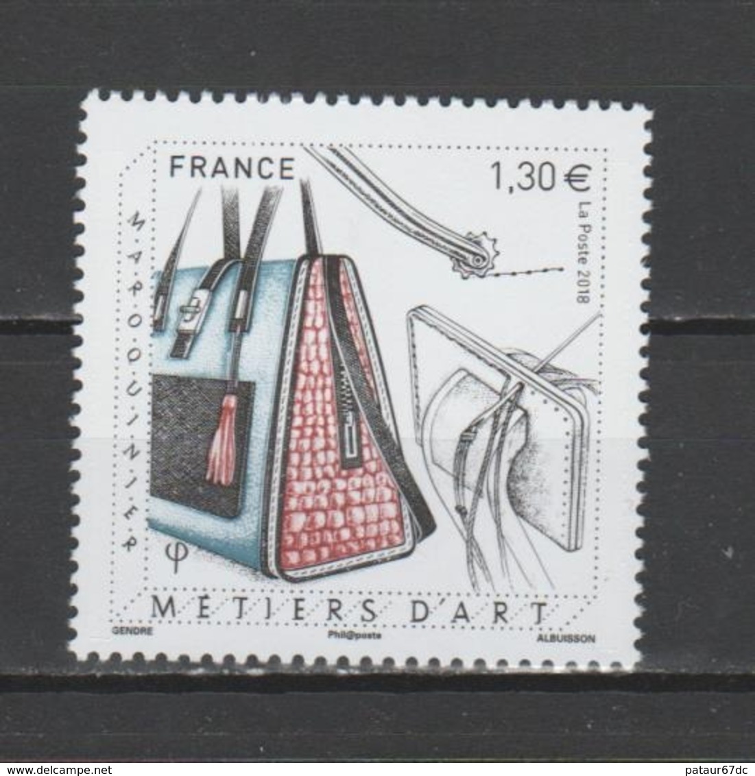 FRANCE / 2018 / Y&T N° 5209 ** : "Métiers D'art" (Maroquinier) - Gomme D'origine Intacte - Ungebraucht