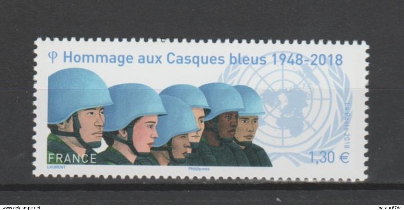 FRANCE / 2018 / Y&T N° 5220 ** : Hommage Aux Casques Bleus - Gomme D'origine Intacte - Ungebraucht