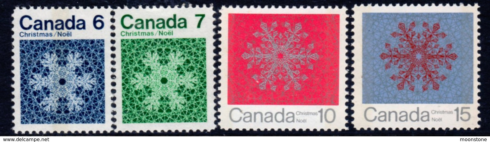 Canada 1971 Christmas Set Of 4, MNH, SG 687/90 - Unused Stamps