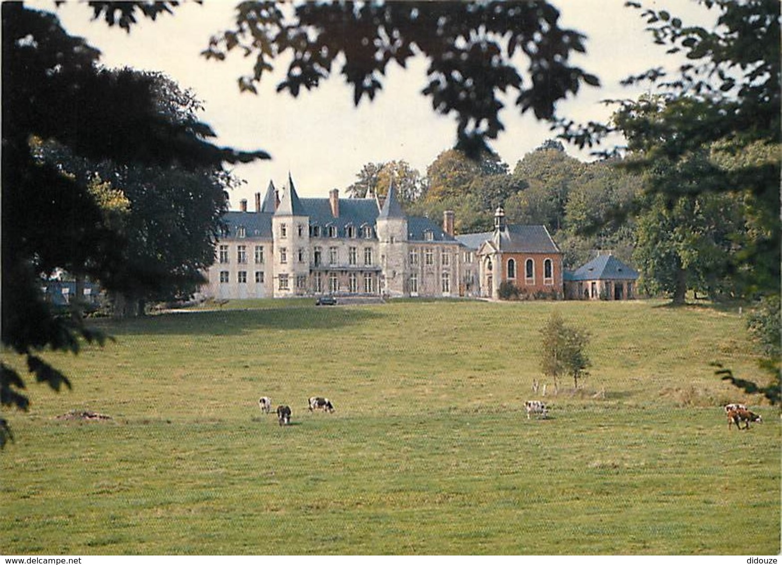 76 - Pavilly - Le Château D'Esneval - Vaches - Carte Neuve - Voir Scans Recto-Verso - Pavilly