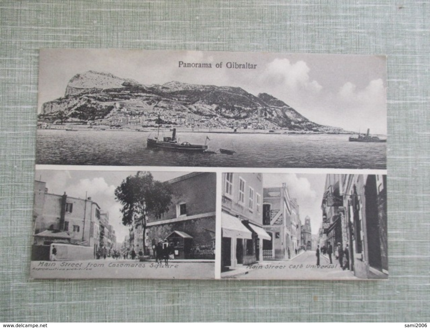 CPA PANORAMA OF GIBRALTAR MULTI VUES - Gibraltar