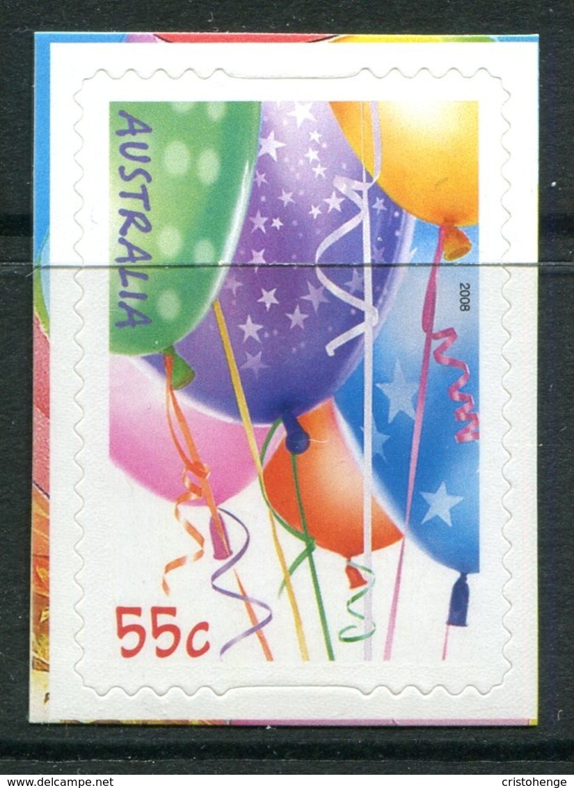 Australia 2009 Greetings Stamps - 55c Balloons MNH (SG 3150) - Nuovi