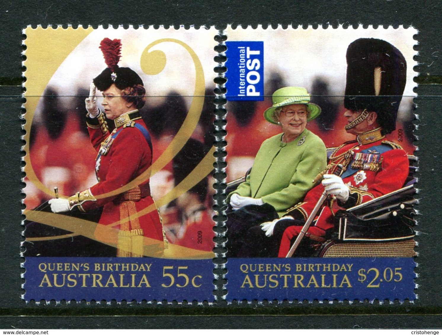 Australia 2009 Queen Elizabeth II's Birthday Set MNH (SG 3185-3186) - Nuovi