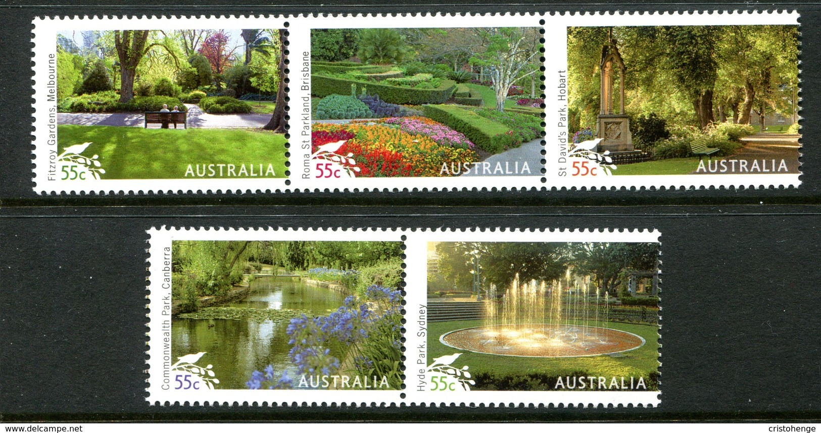 Australia 2009 Parks And Gardens Set MNH (SG 3224-3228) - Nuovi