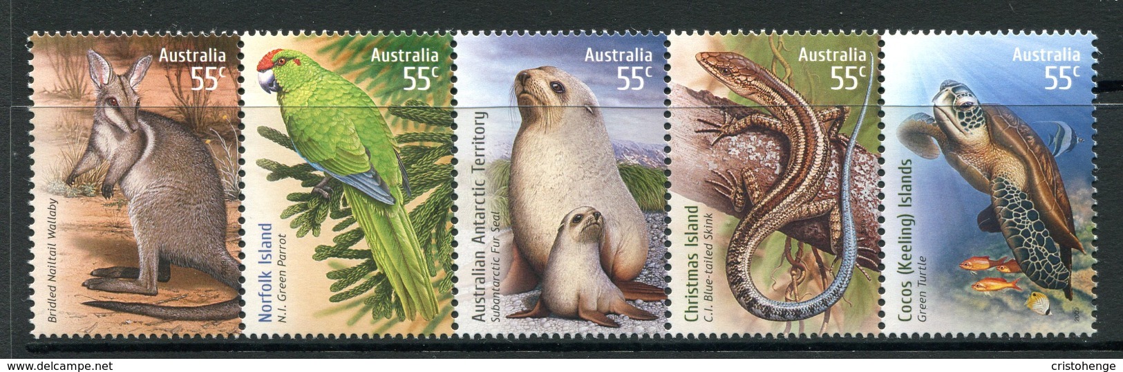 Australia 2009 Species At Risk Set MNH (SG 3247-3251) - Nuovi