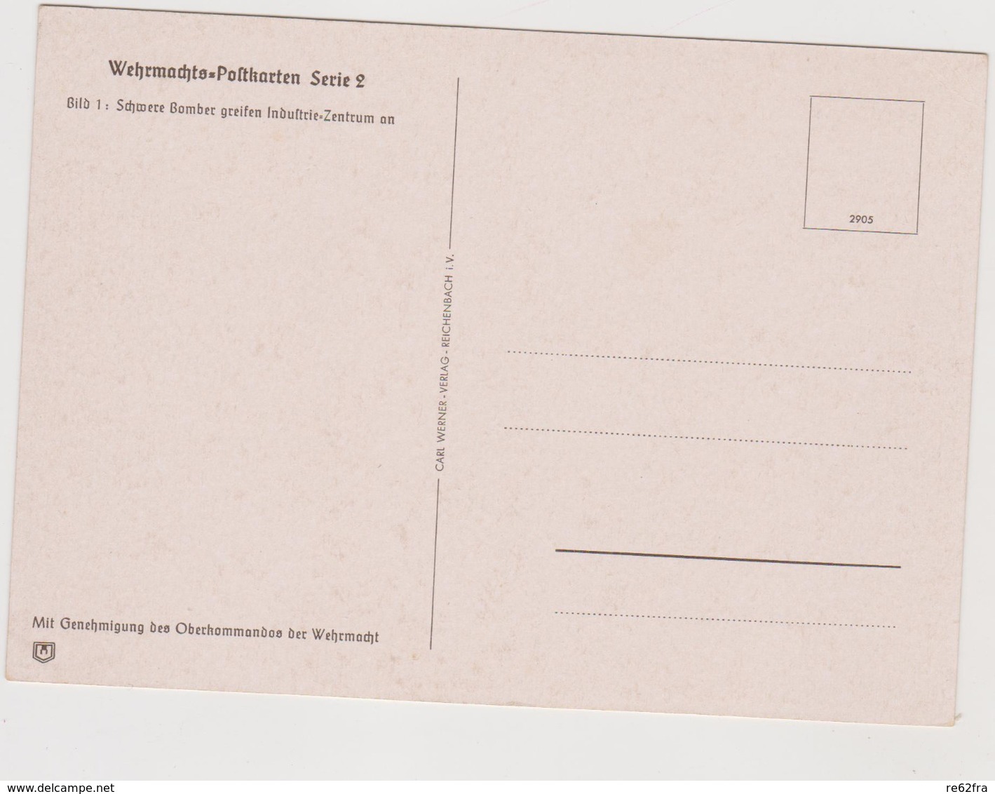 Schwere Bomber Greifen Industrie-Zentrum An, II°WW,  Illustrata   - F.G. -  Anni '1940 - War 1939-45