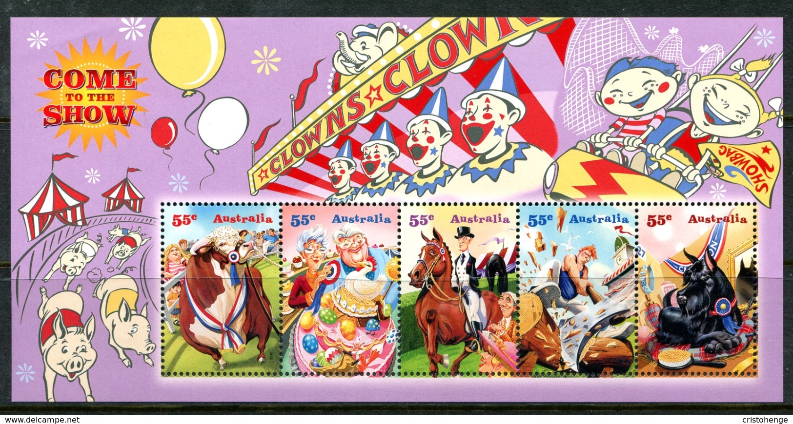 Australia 2010 Come To The Show MS MNH (SG MS3366) - Mint Stamps