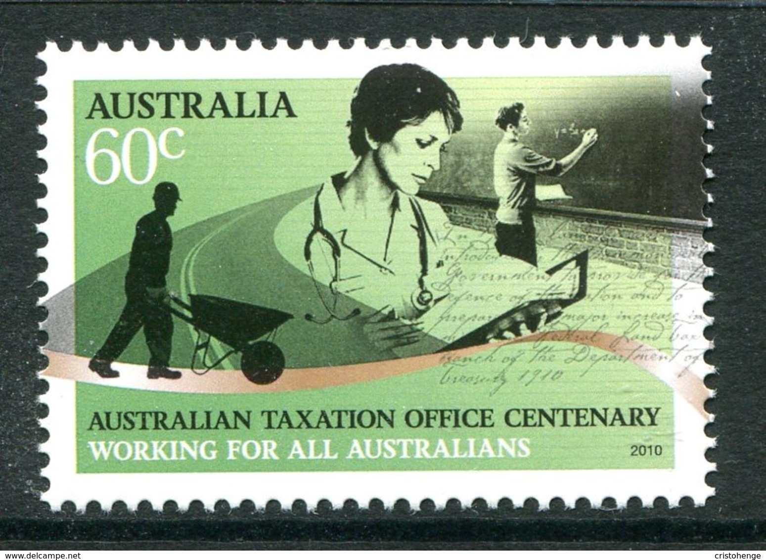 Australia 2010 Centenary Of Taxation Office MNH (SG 3465) - Mint Stamps