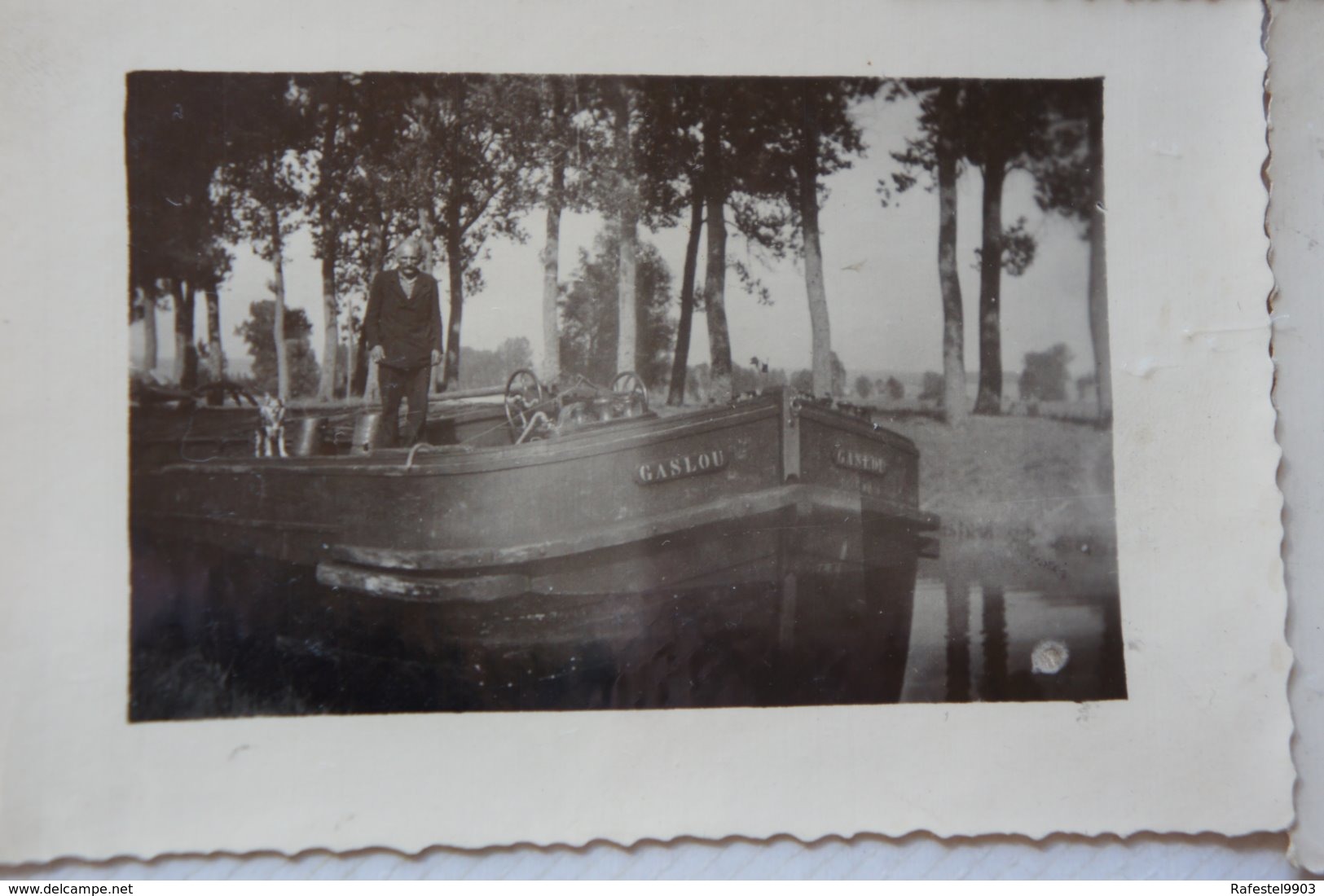 ALBUM Photo Famille Péniche Belgium entre 1930 et 1960 Barge Binnencscheepvaart Bâteau Navire Boat Boot Marine Kanaal