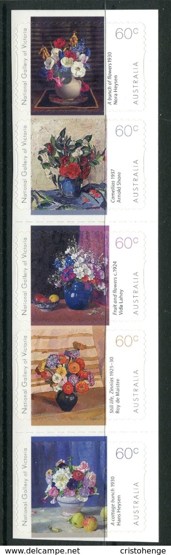 Australia 2011 National Gallery Of Victoria - Flowers - Self-adhesive Set MNH (SG 3574-3578) - Ongebruikt