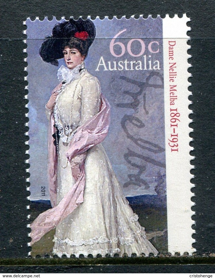 Australia 2011 150th Birth Anniversary Of Dame Nellie Melba MNH (SG 3594) - Mint Stamps