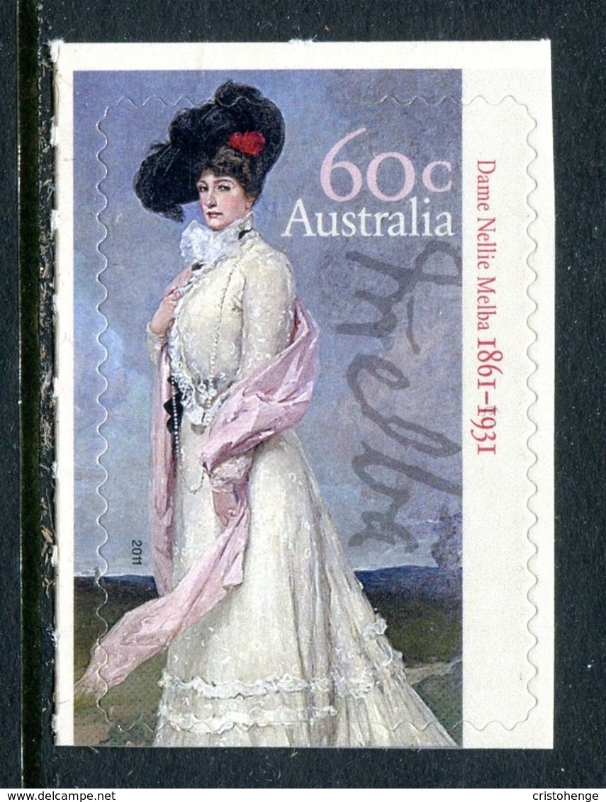 Australia 2011 150th Birth Anniversary Of Dame Nellie Melba - Self-adhesive MNH (SG 3595) - Mint Stamps