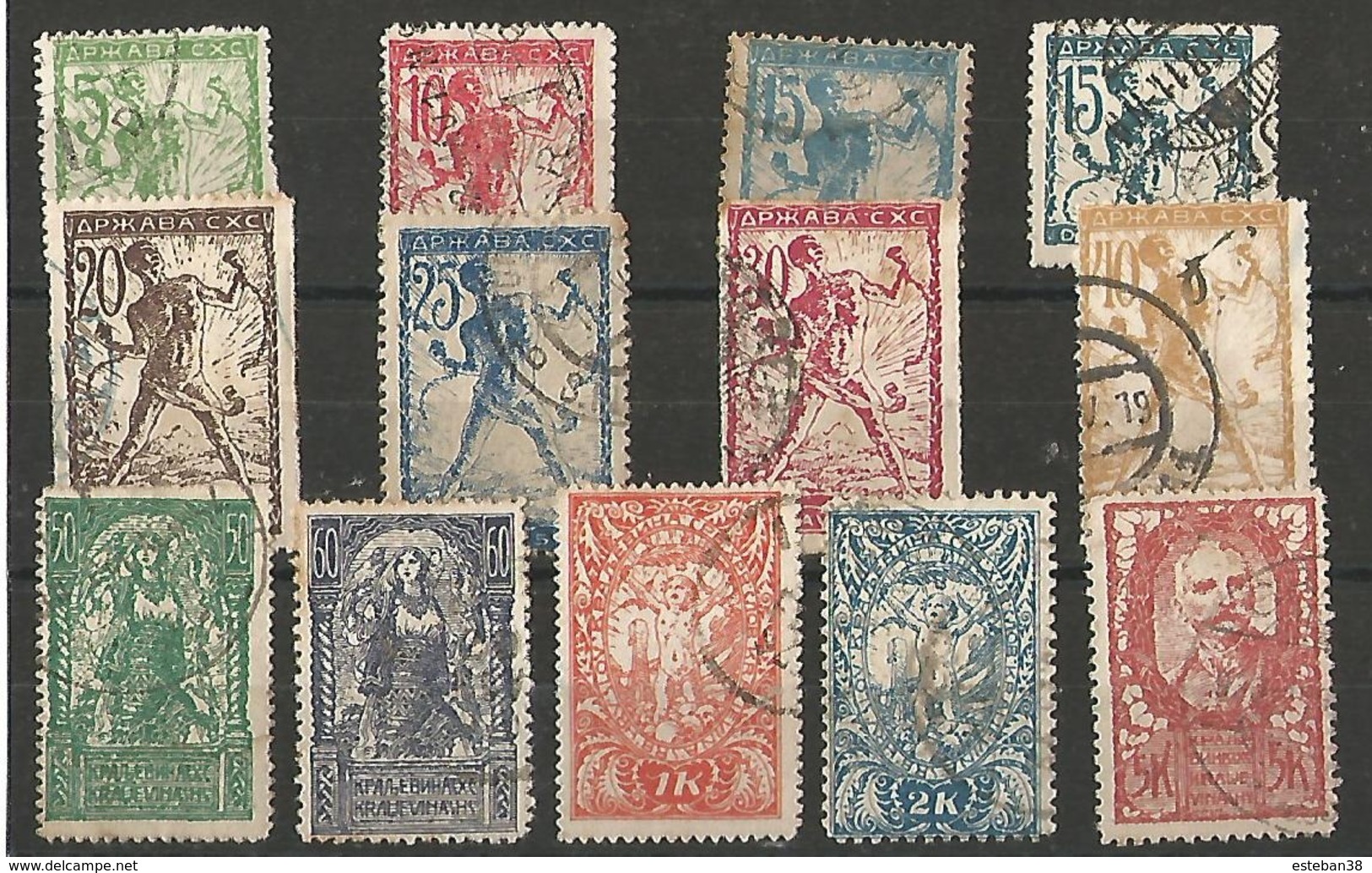 1919 Serie De Ljubljana - Used Stamps