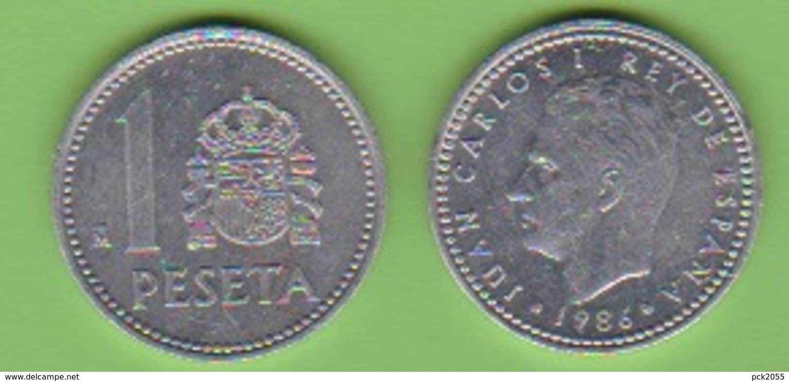 Spanien 1 Peseta Al 1986 Schön Nr.51,KM Nr.821 - 1 Peseta