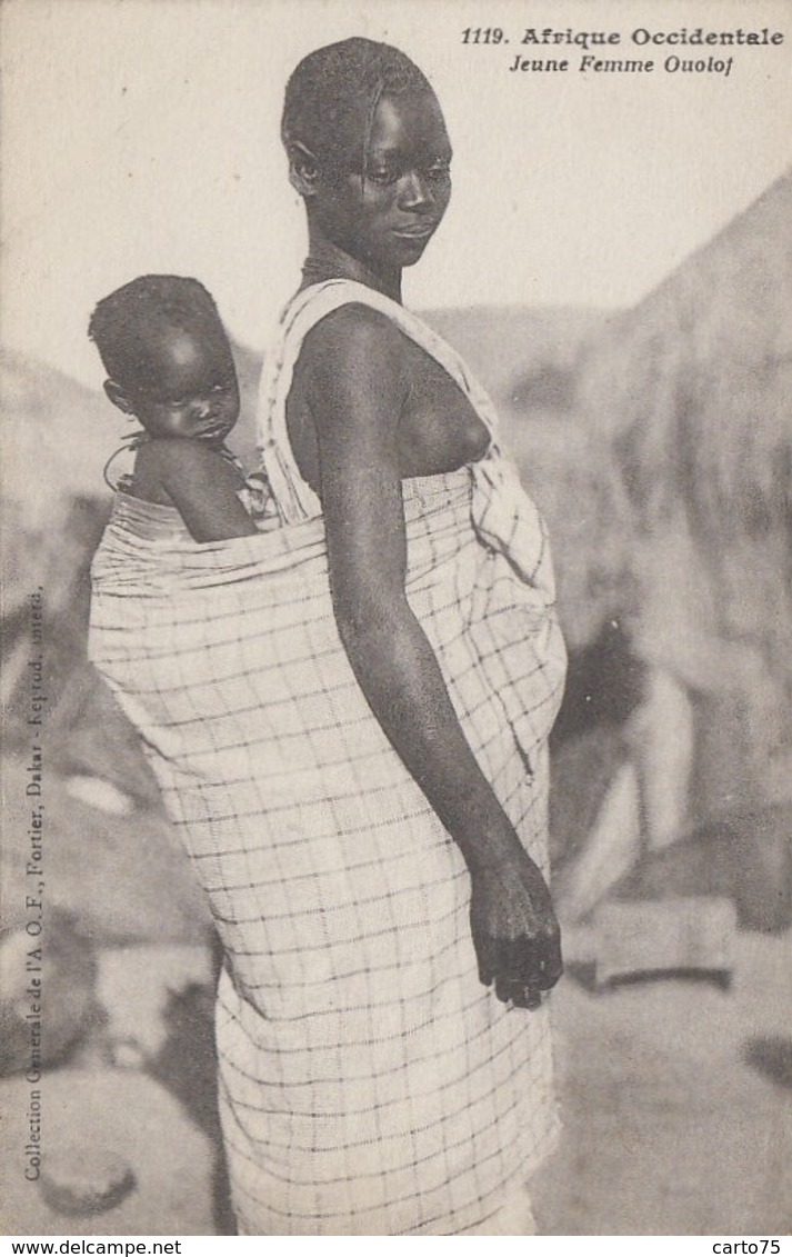 Ethniques Et Cultures - Afrique - Femme Mère Et Son Petit - Tribu Wolof Sénégal - Afrique