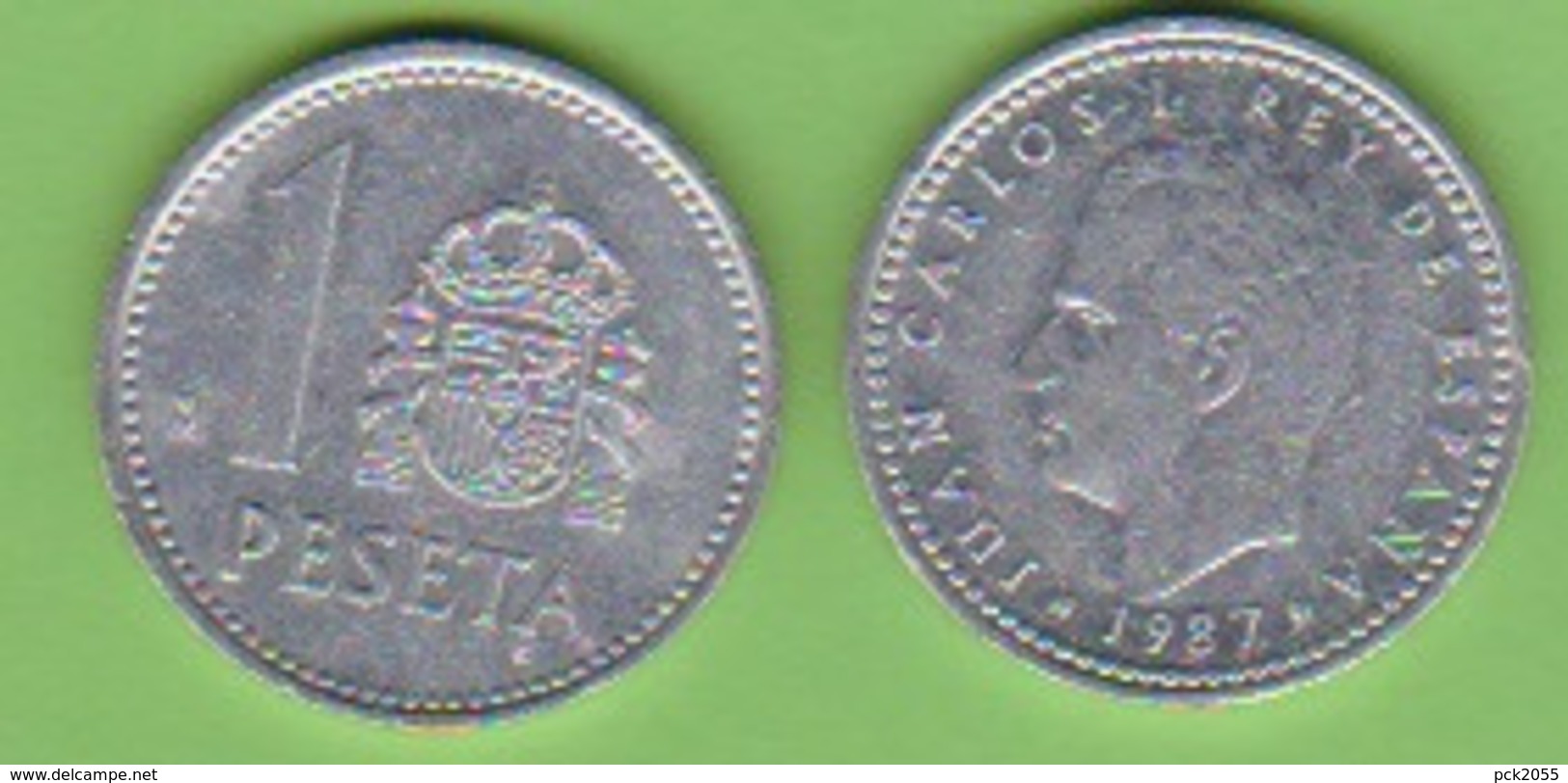 Spanien 1 Peseta Al 1987 Schön Nr.51,KM Nr.821 - 1 Peseta