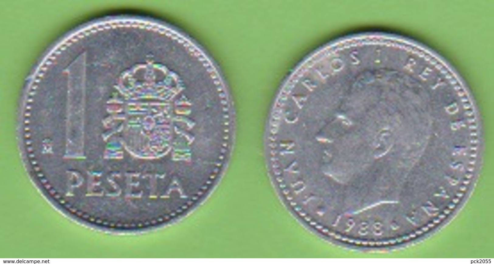 Spanien 1 Peseta Al 1988 Schön Nr.51,KM Nr.821 - 1 Peseta