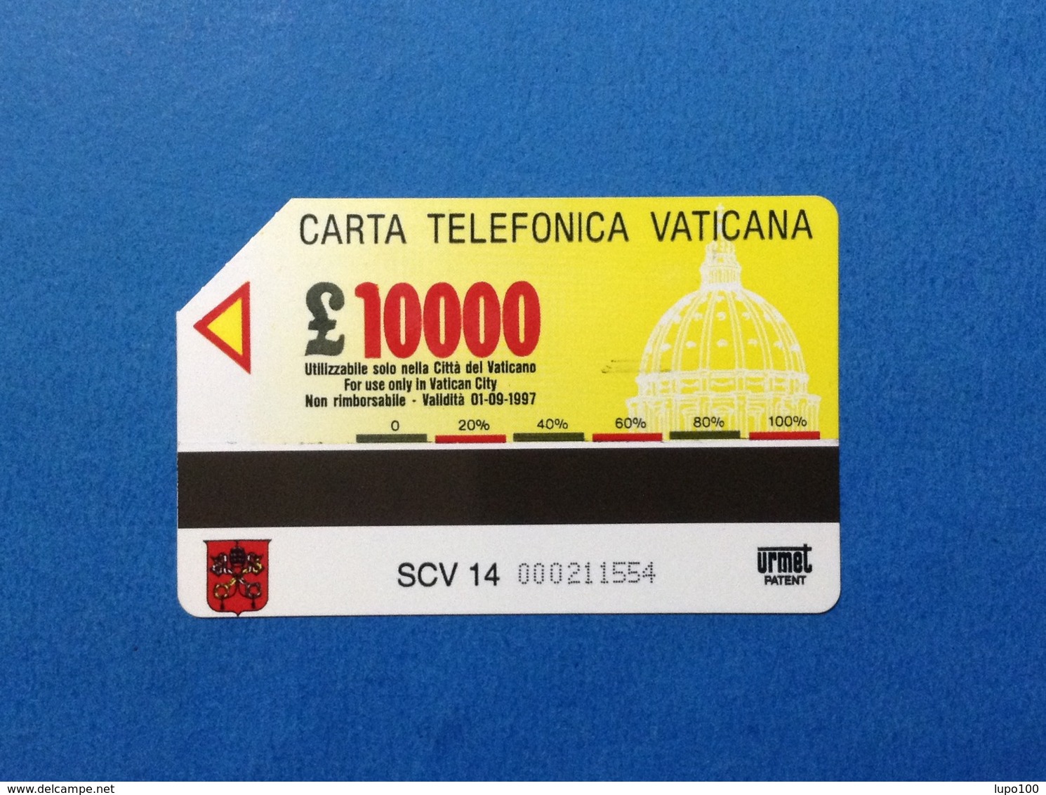 VATICANO SCHEDA TELEFONICA USATA PHONECARD 14 CENTENARIO DELLA RADIO MICROFONO MARCONI - Vaticano (Ciudad Del)