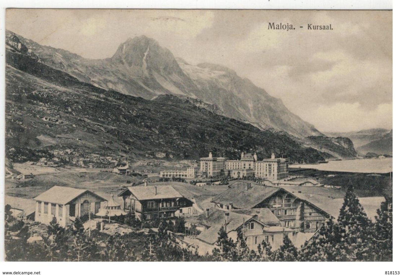 Maloja - Kursaal 1908 - Autres & Non Classés