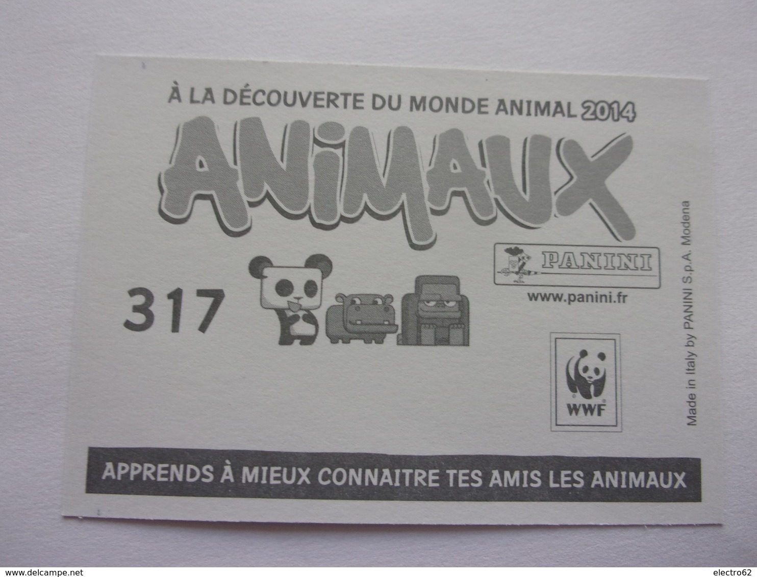 PANINI ANIMAL WORLD Animaux N°317 Chat Cat Katze Gato British Shorthair - Edition Française