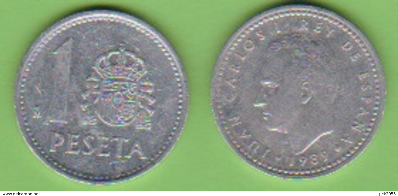 Spanien 1 Peseta Al 1989 Schön Nr.51,KM Nr.821 - 1 Peseta