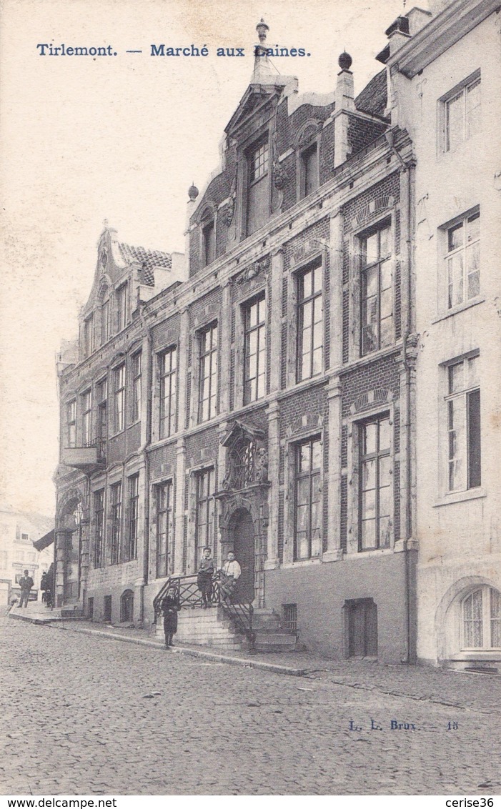 Tirlemont Marché Aux Laines Circulée En 1905 - Tienen