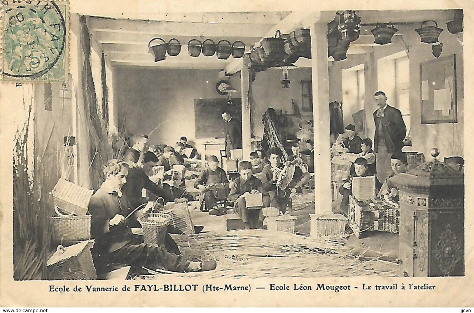 52 - Fayl-Billot - Ecole De Vannerie - Ecole Léon Mougeot - Le Travail à L' Atelier - Fayl-Billot