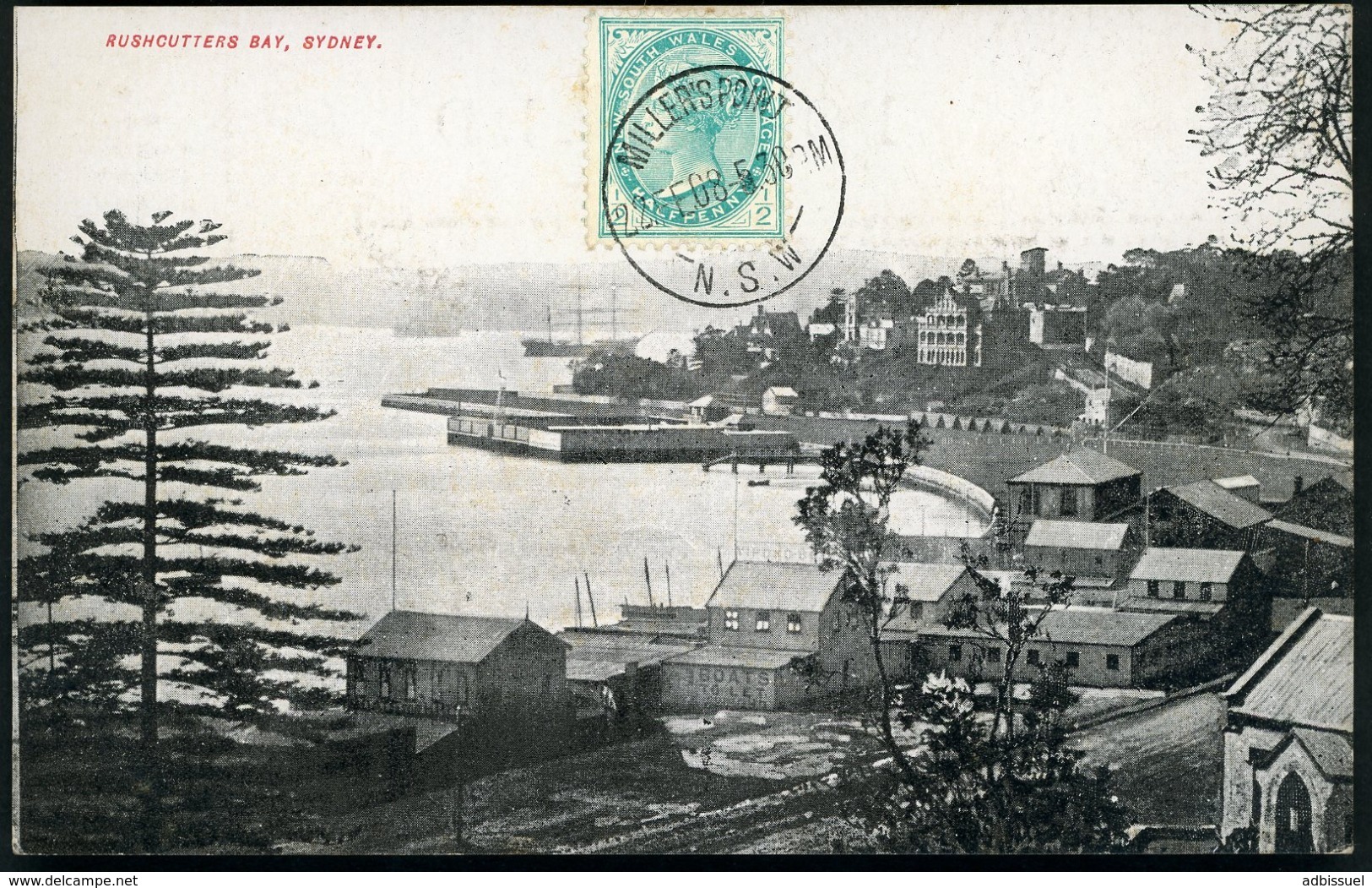 AUSTRALIA RUSHCUTTERS BAY, Sydney / Cancellation "Miller's Point N.S.W. 22/FE/1098" - Sydney