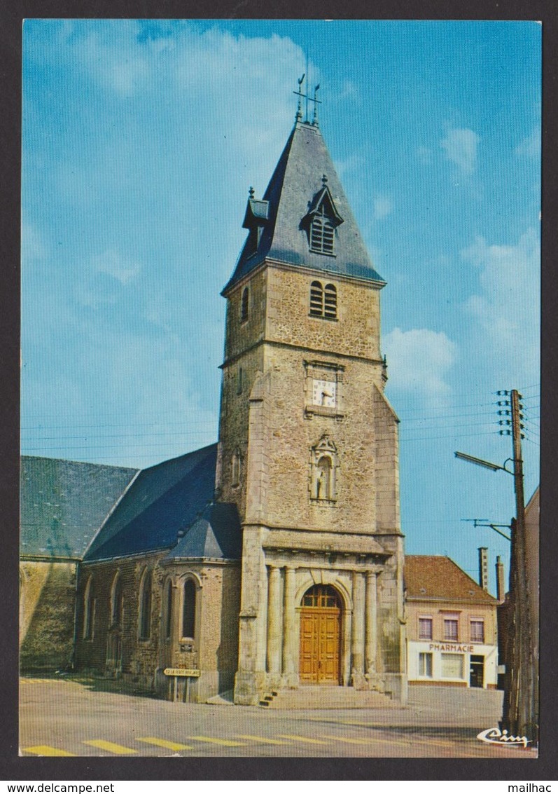 D 72 - MAROLLES LES BRAULTS - L'Eglise - CPM Couleur Signée Cim - Marolles-les-Braults