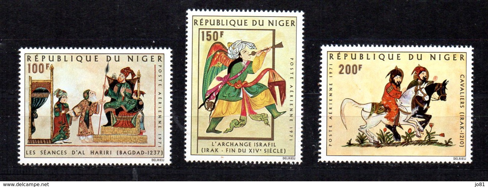 Niger YT PA 165-167 XX / MNH Art Dessin - Niger (1960-...)