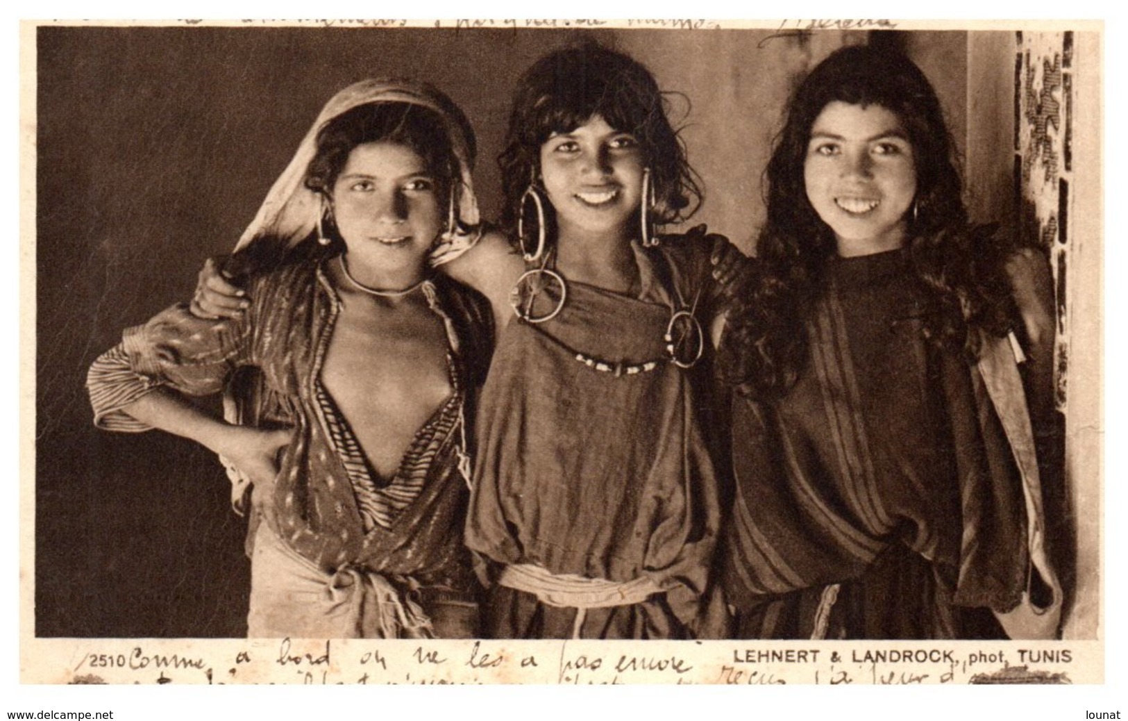 TUNIS Lehnert & Landrock, Phot Tunis - Fillettes Arabes Année 1916 - Túnez