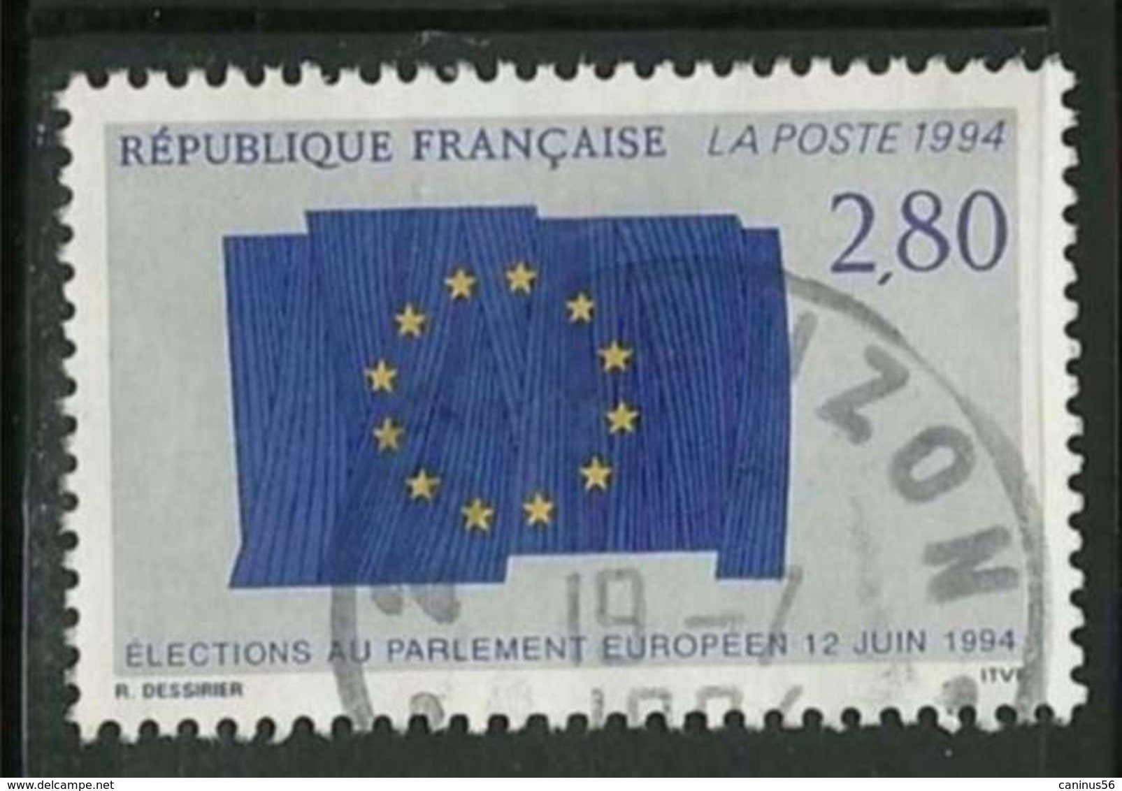 1994 Yt 2860 (o) 4ème élections Au Parlement Européen 12 Juin 1994 - Oblitérés