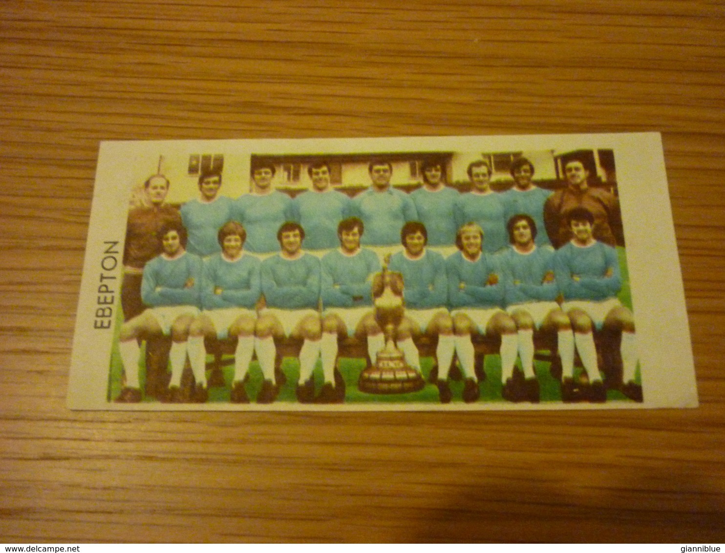 Everton UK U.K. Football Team Old Greek Trading Banknote Style Card - Otros & Sin Clasificación