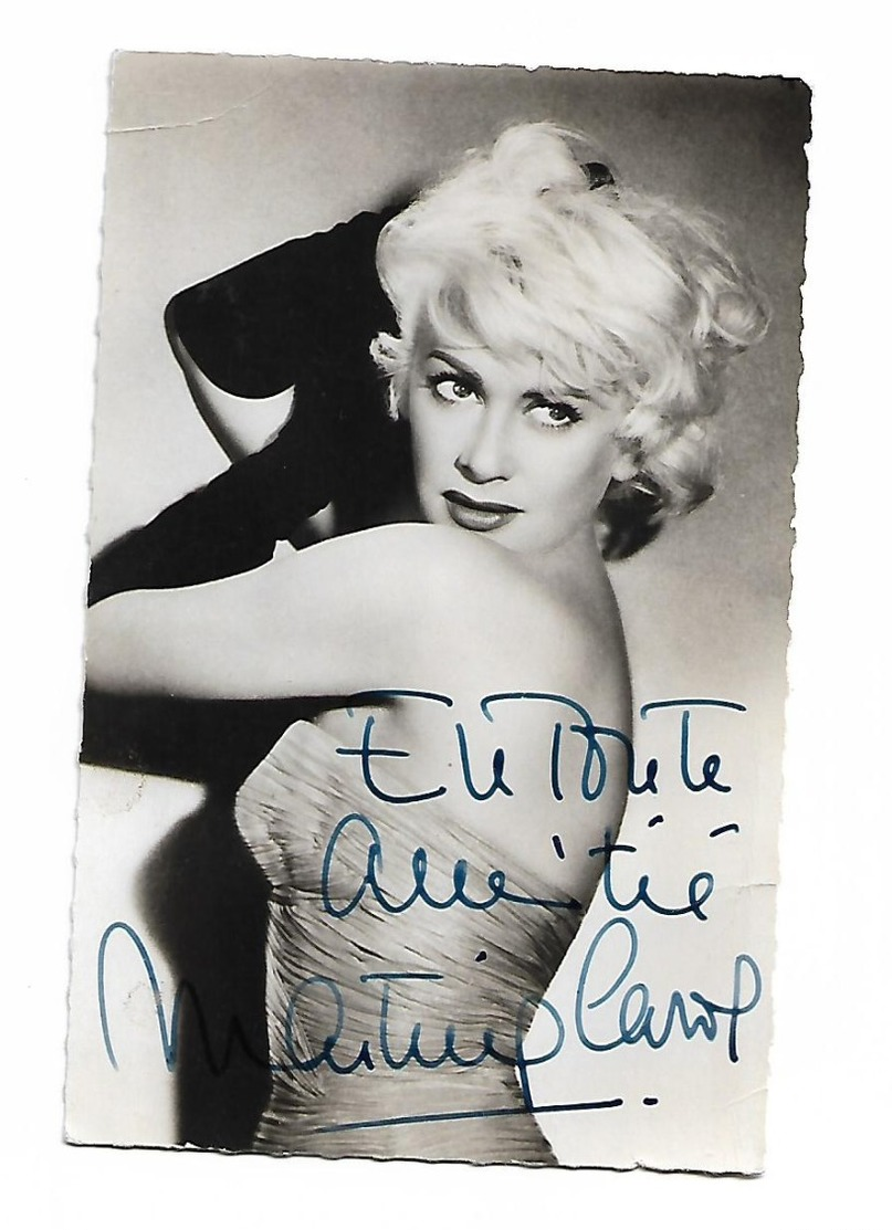 Actor Martine CAROL Original Signature - Actors