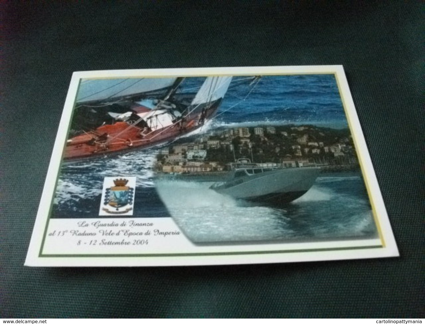 STORIA POSTALE FRANCOBOLLO ITALIA LA GUARDIA DI FINANZA 13° RADUNO VELE D'EPOCA DI IMPERIA  2004 - Polizia – Gendarmeria