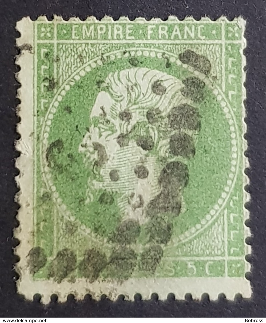 1862 - 1871 Emperor Napoléon Lll, 5c, Empire Française, France - 1862 Napoléon III.