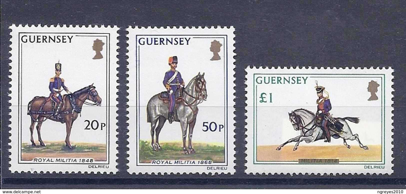 190031944  GUERNSEY  YVERT  Nº  113/5  **/MNH - Guernsey