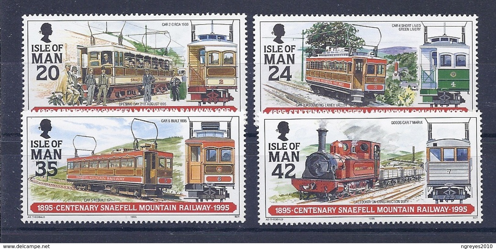 190031955  I. MAN  YVERT  Nº  653/6  **/MNH - Isla De Man