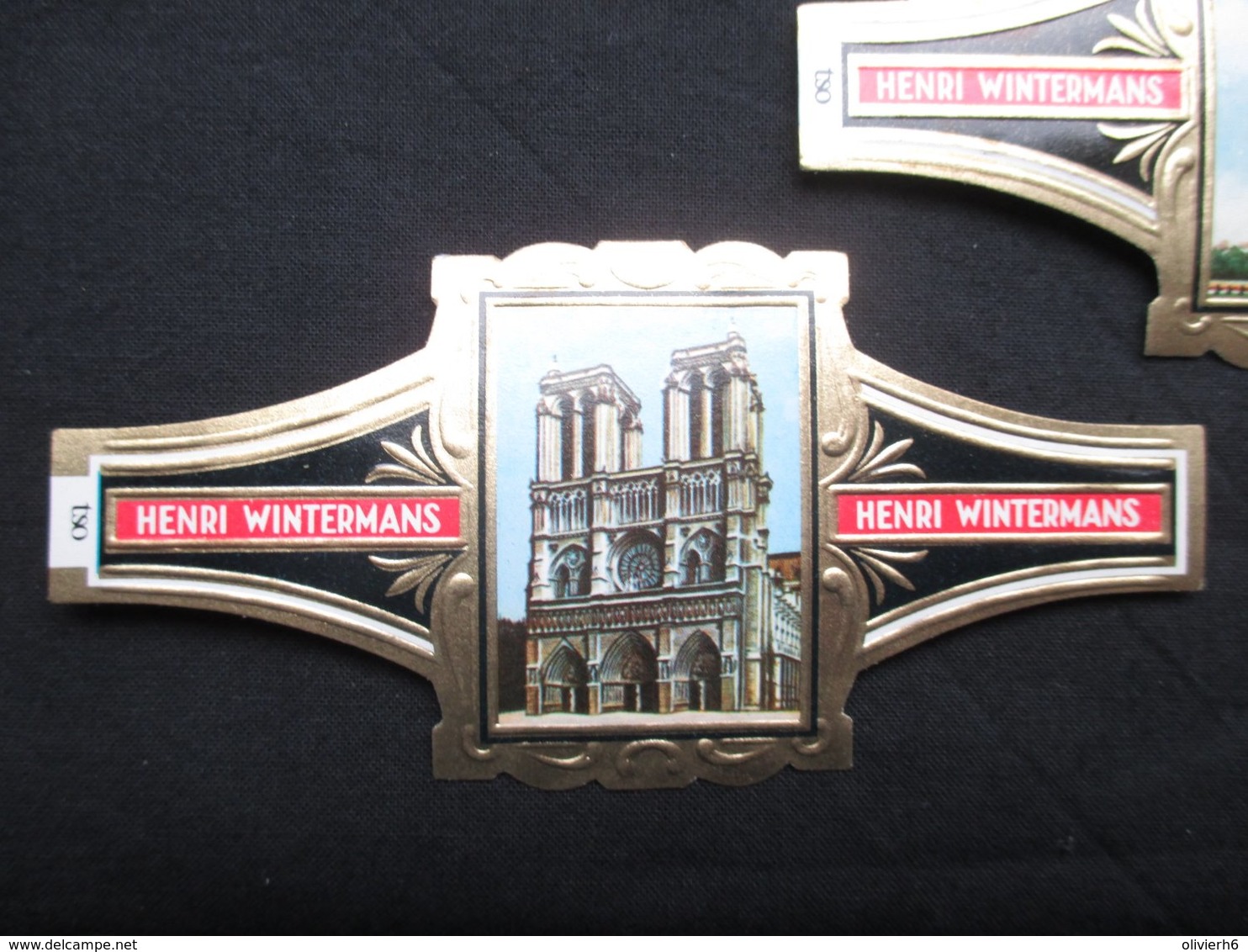 LOT 12 BAGUES DE CIGARES (M1912) HENRI WINTERMANS (3 Vues) Monuments Historiques Notre-Dame Empire State Building... - Vitolas (Anillas De Puros)