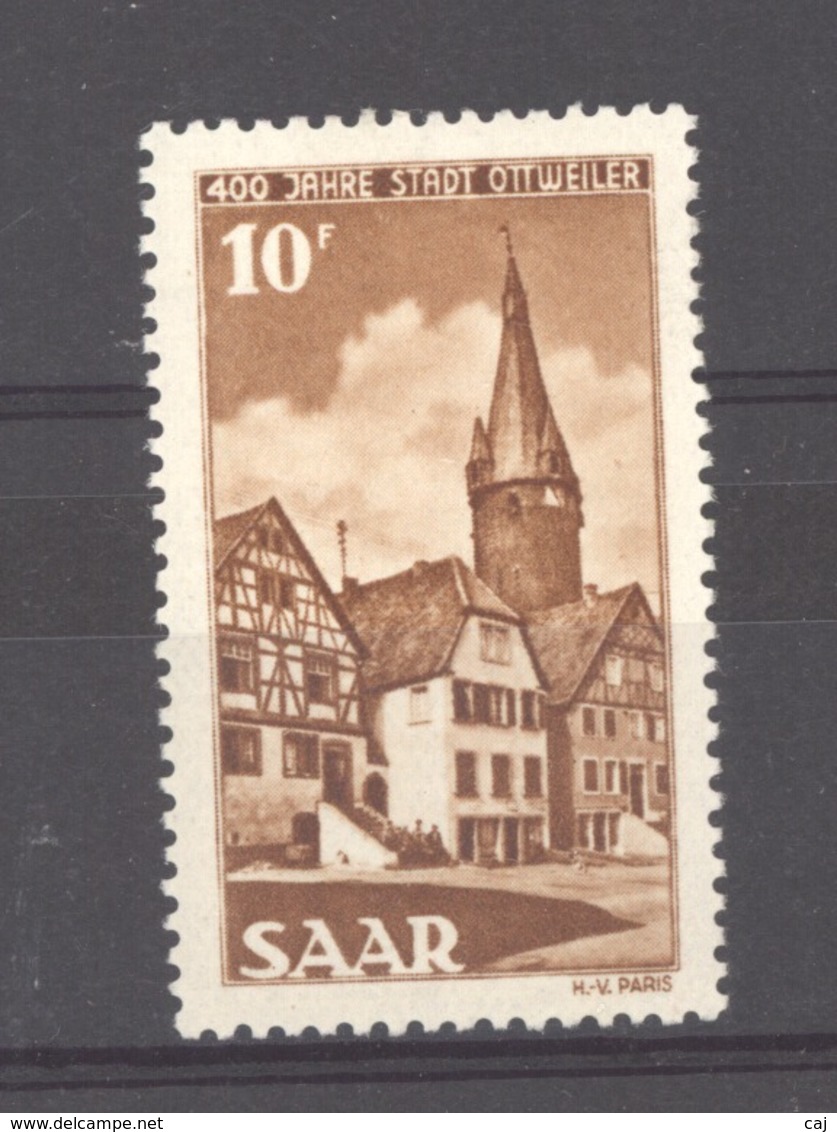 Sarre  :  Yv  276  * - Unused Stamps