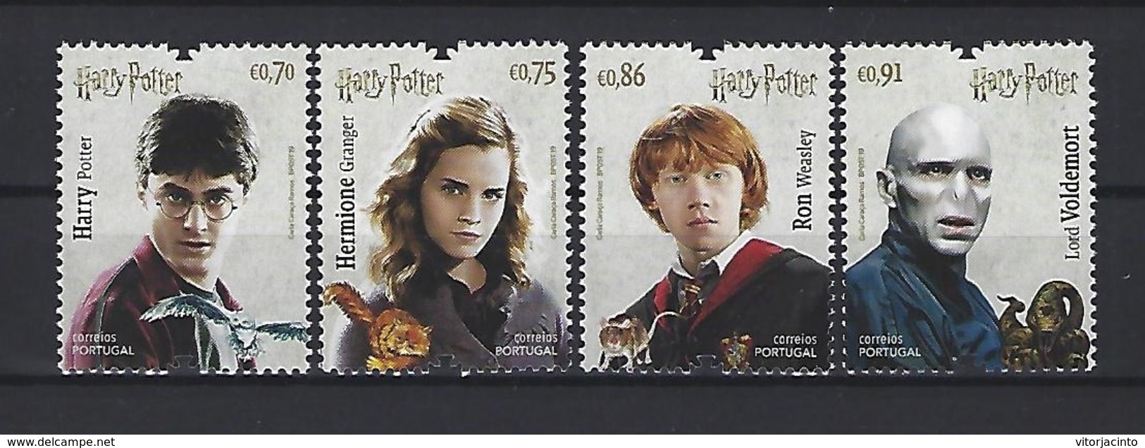 PORTUGAL - Harry Potter 2019 - Mint Stamps + Souvenir Sheet - Neufs