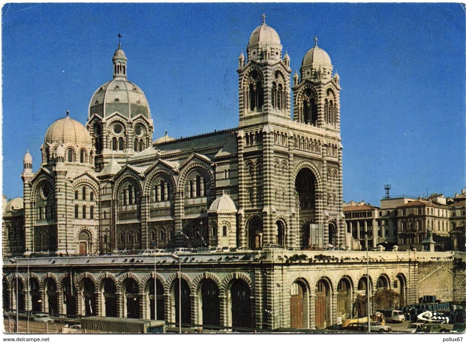 LOT 2 CPSM DE MARSEILLE  (BOUCHES DU RHÔNE)  LA PROMENADE DE LA PLAGE ET LA COPIE DU "DAVID". LA CATHEDRALE MAJOR - Non Classés