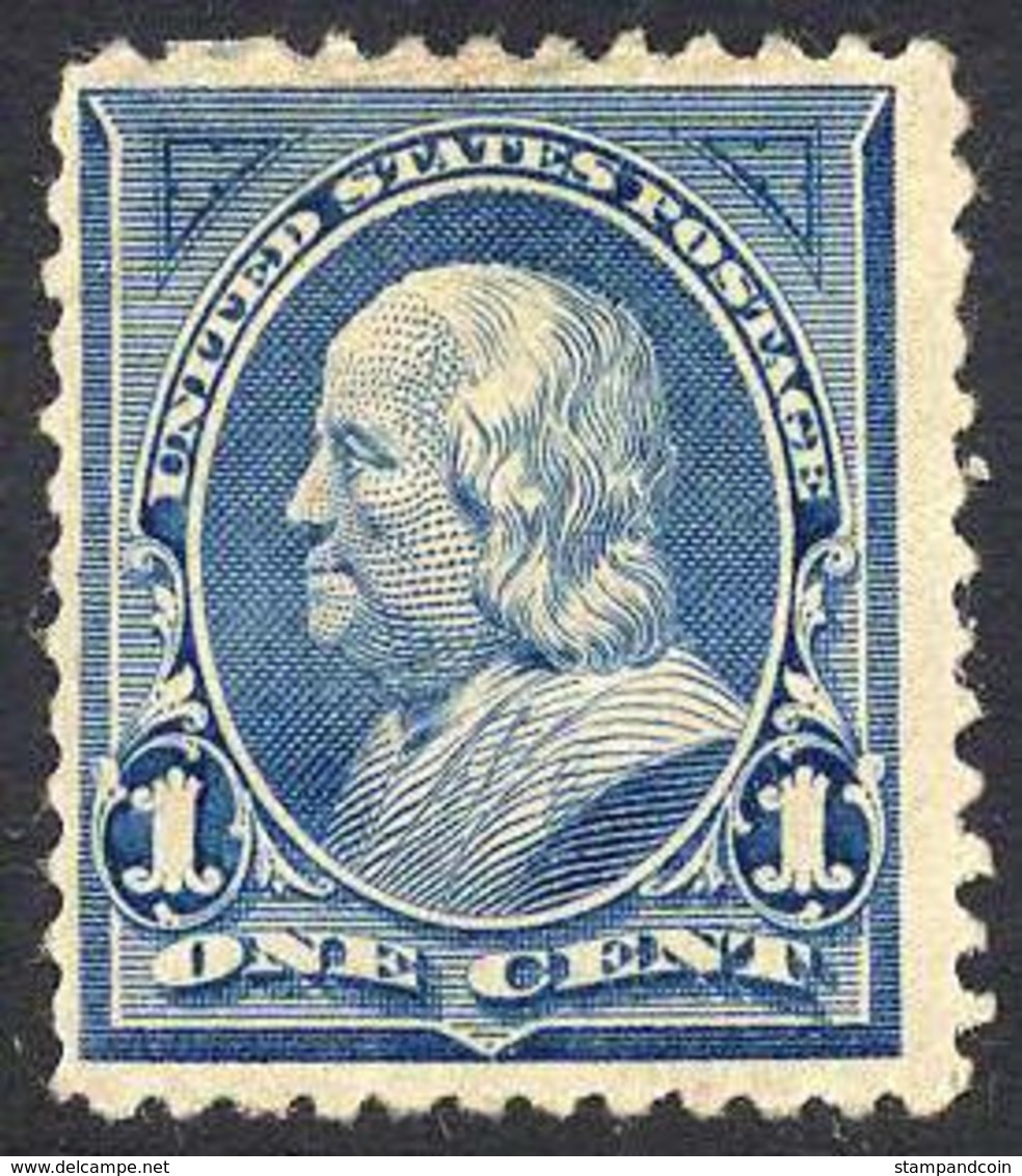 US #264 Mint O.g. Hinged Used 2c Washington Of 1895 - Unused Stamps