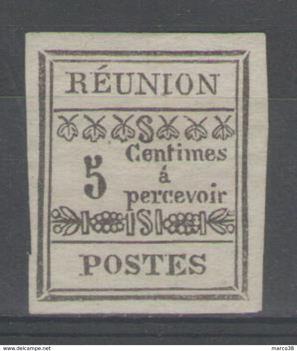 REUNION:  Taxe N°1 NSG         - Cote 35€ - - Timbres-taxe